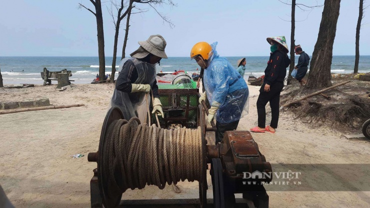 Ra biển bủa lưới bắt con vật không xương, dân Quảng Trị kiếm tiền triệu/ngày - 4