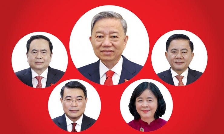 Tổng Bí thư Tô Lâm và các Ủy viên Bộ Chính trị đều trúng cử đại biểu Quốc hội khóa XVI. Ảnh: Thu Trang