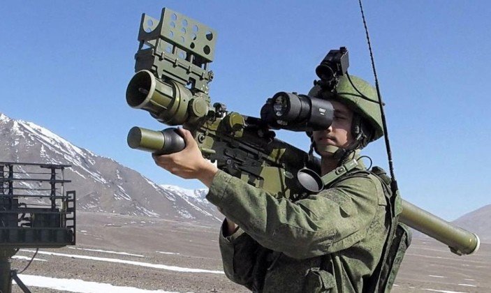 Hệ thống tên lửa vác vai 9K333 Verba. Ảnh: Military Watch.