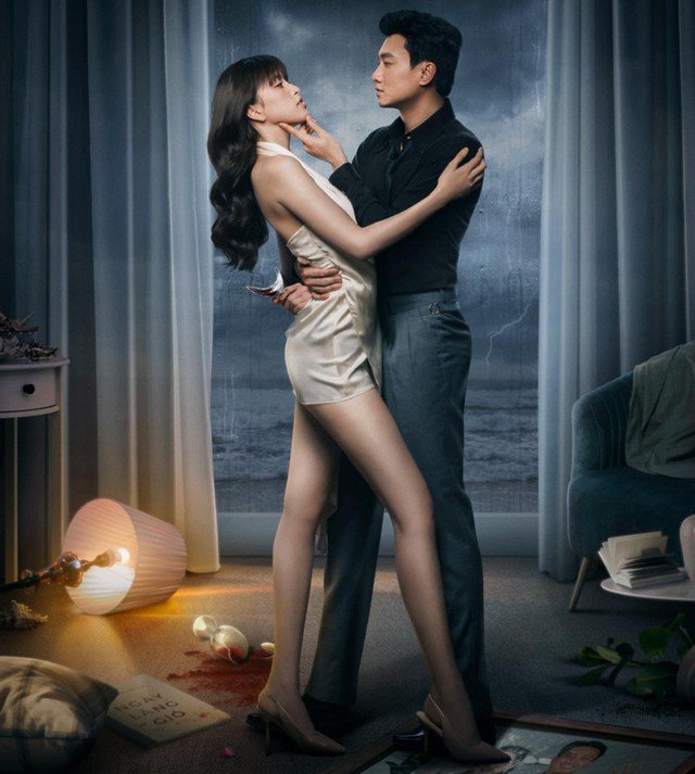 Quốc Trường và Hoa hậu Tiểu Vy trong một dự án phim.