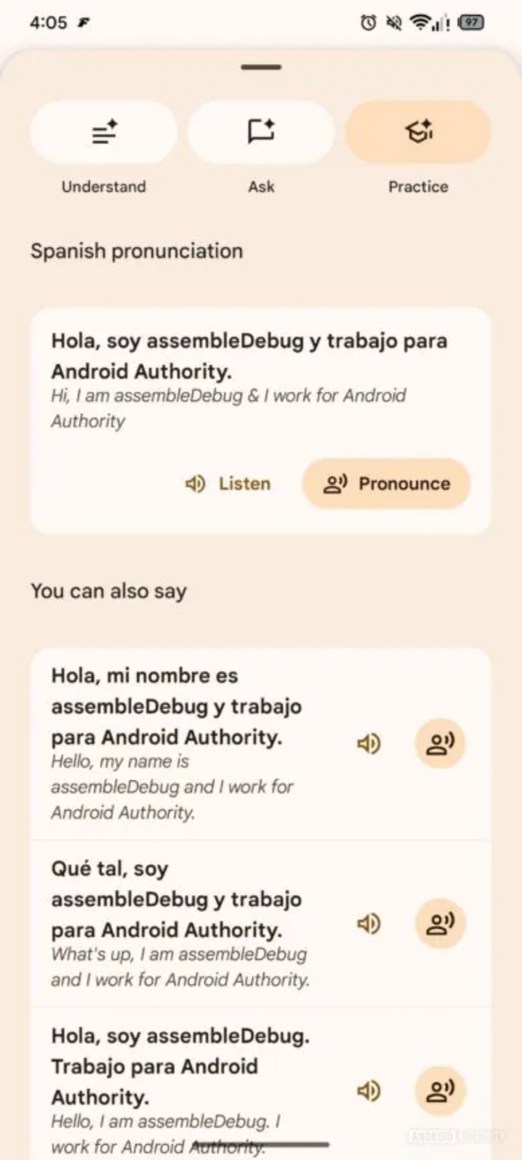 Giao diện tính năng mới được ghi nhận.