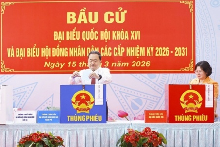 Chiều nay công bố danh sách trúng cử đại biểu Quốc hội khóa XVI