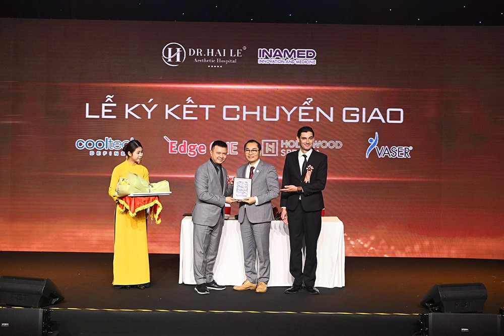 Lễ ký kết chuyển giao công nghệ thẩm mỹ hiện đại tại Bệnh viện Tạo hình Thẩm mỹ Dr.Hải Lê