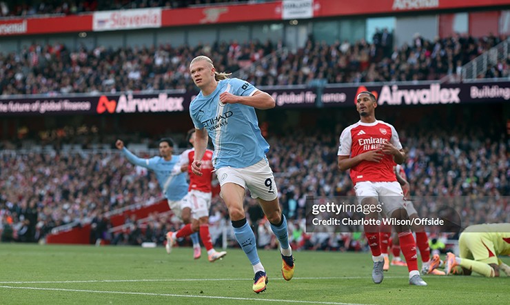 Haaland vẫn duy trì hiệu suất ấn tượng khi đối đầu các đội bóng lớn