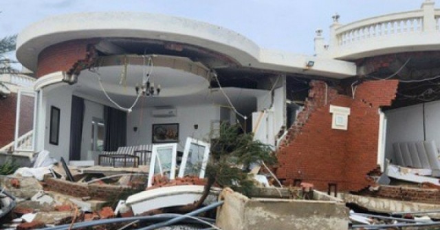 Hàng loạt villa ở Hà Tĩnh đổ sập sau bão, tỉnh yêu cầu khắc phục khẩn cấp