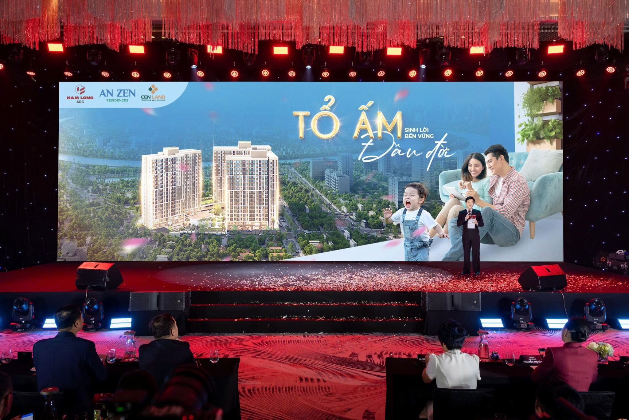 Hình ảnh về dự án An Zen Residences được hé lộ trong buổi họp báo ra mắt chương trình truyền hình thực tế “Săn nhà thông minh”