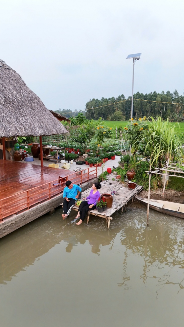 Khu vườn 3.000 m2 như tranh vẽ của cặp vợ chồng An Giang - 9