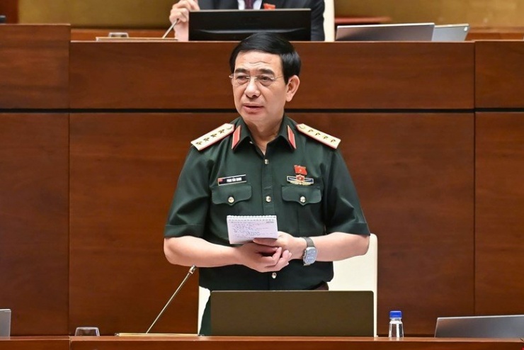 Đại tướng Phan Văn Giang, Bộ trưởng Bộ Quốc phòng. Ảnh: QH