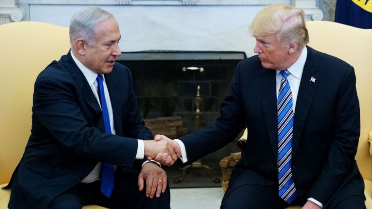 Thủ tướng Israel Benjamin Netanyahu và Tổng thống Mỹ Donald Trump. Ảnh: CNN.