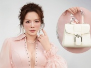 Lý Nhã Kỳ tôn ngực đầy, xách túi gần 200 triệu đồng