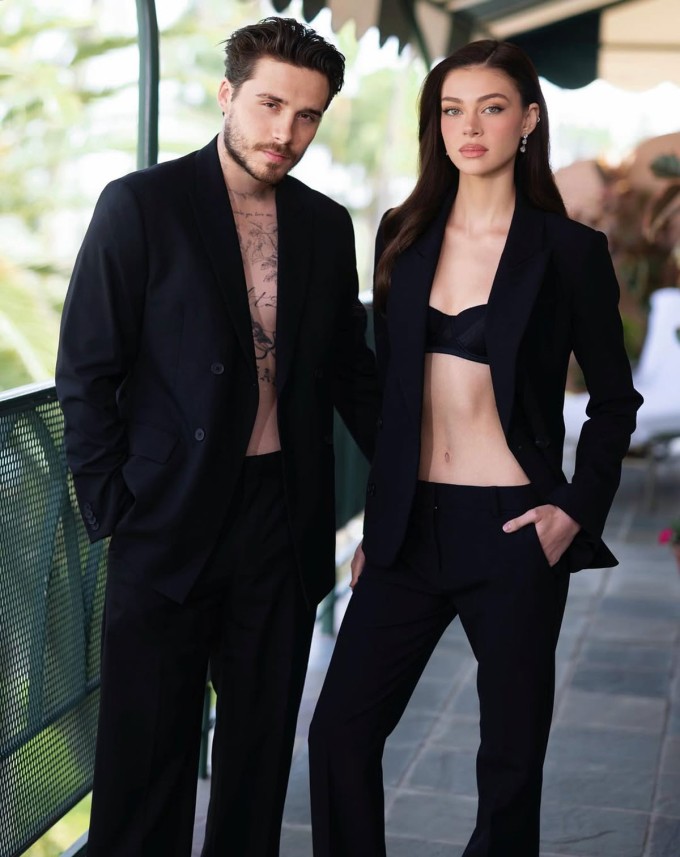 Brooklyn Beckham và Nicola Peltz chụp ảnh cho tạp chí Vogue. Ảnh: Instagram