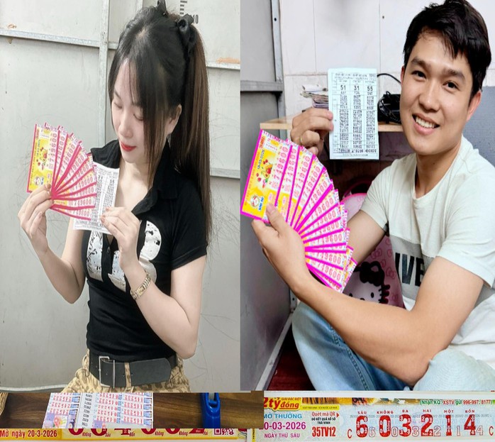 Vé số Đồng Nai trúng tại TPHCM. Ảnh: ĐLVS Đại Lộc Phát