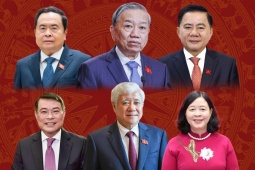 Infographic: 22 Ủy viên Bộ Chính trị, Ban Bí thư trúng cử ĐBQH khóa XVI