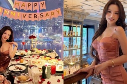 Sắc vóc hotgirl Hà thành đời đầu vừa kỉ niệm 13 năm kết hôn với chồng doanh nhân