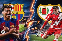Trực tiếp bóng đá Barcelona - Vallecano: Đội khách không dễ bị bắt nạt (La Liga)
