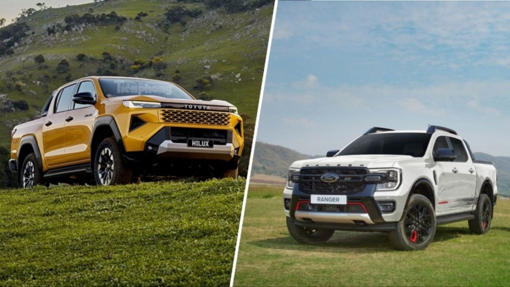 Ford Ranger, Toyota Hilux, Mitsubishi Triton đều thuộc loại ô tô tải thông dụng tại Việt Nam