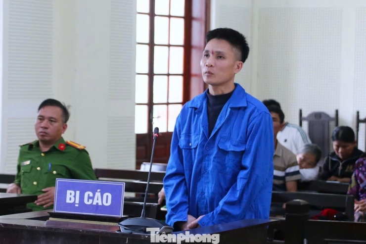 Bị cáo Nguyễn Đức Cường tại tòa.