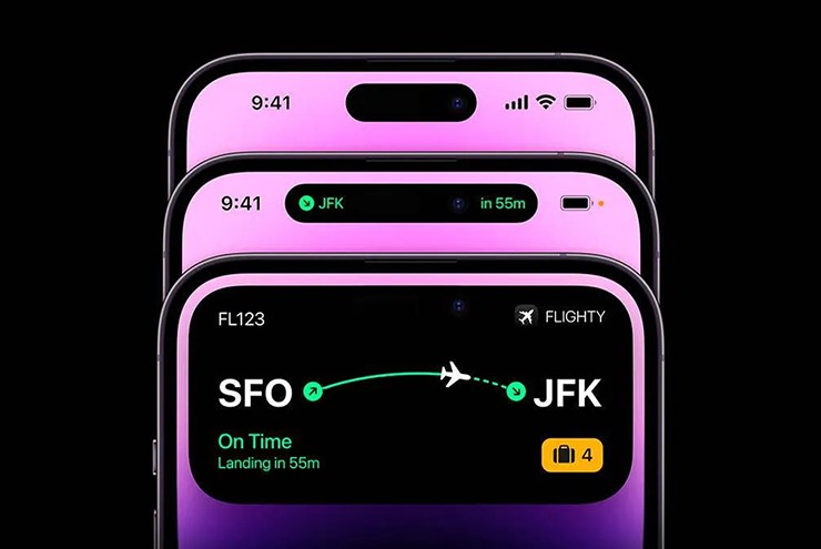 Biến thể Dynamic Island mới xuất hiện lần đầu tiên trên iPhone 14 Pro.