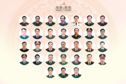 Ba đại tướng và 28 sĩ quan quân đội là đại biểu Quốc hội khóa 16