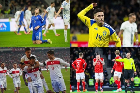 4 đại gia châu Âu nghẹt thở tranh vé vớt World Cup, đội nào phải ngồi nhà?