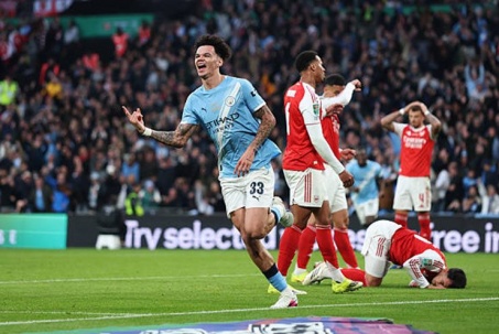 Trực tiếp bóng đá Arsenal - Man City: Chiến thắng thuyết phục (Chung kết League Cup) (Hết giờ)