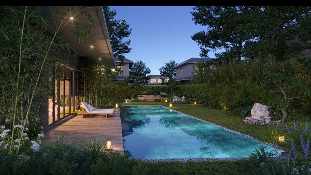 Lynn Times Onsen Retreat Nam Hà Nội kiến tạo một không gian sống lý tưởng với hệ thống onsen khoáng nóng ngay tại nhà.