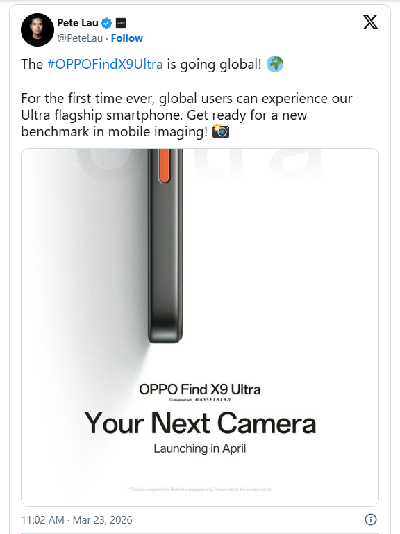 Tin đồn về&nbsp;Oppo Find X9 Ultra.