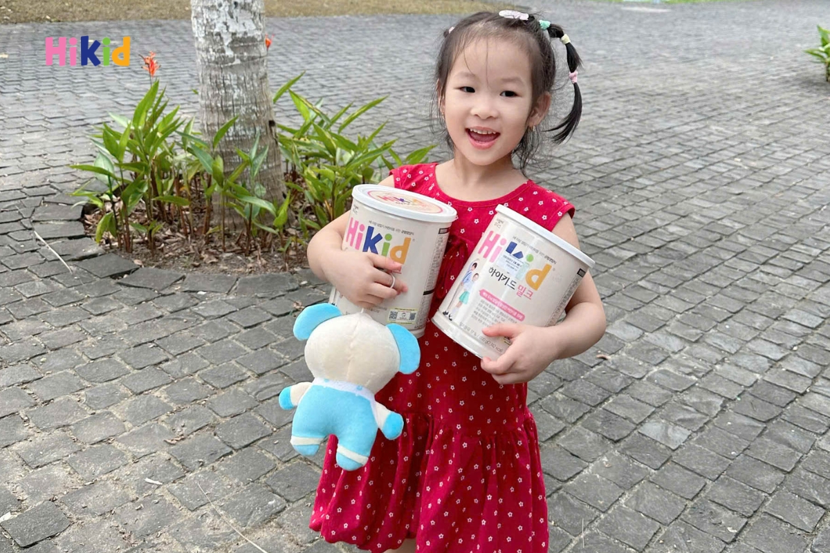 Sữa Hikid hỗ trợ trẻ từ 2 tuổi trở lên thúc đẩy sụn tăng trưởng