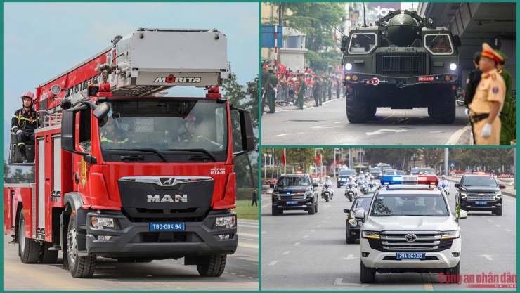 Nhận diện một số loại xe ưu tiên theo quy định.