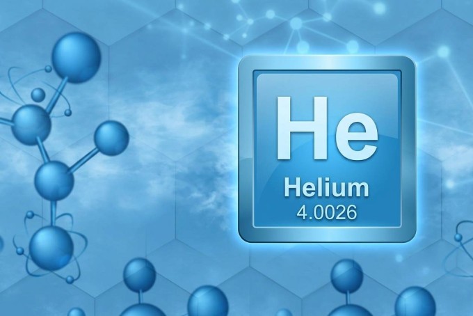 Minh họa heli - nguyên tố không màu, không mùi và nhẹ thứ hai trong vũ trụ. Ảnh: Gemini