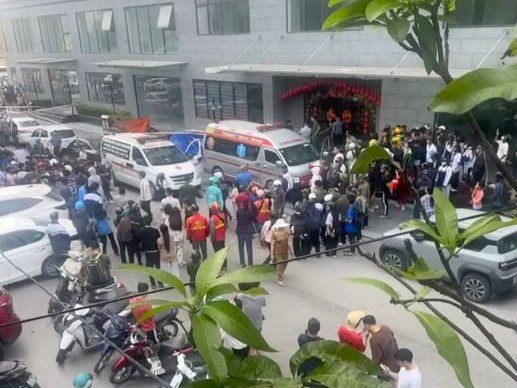 Hiện trường vụ việc.