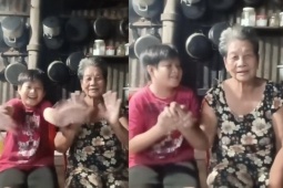 Nam sinh gây sốt với video "gửi bản thân 10 năm sau" cùng bà nội, nhiều sao Việt gửi lời chúc