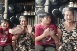 Nam sinh gây sốt với video "gửi bản thân 10 năm sau" cùng bà nội, nhiều sao Việt gửi lời chúc