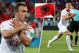 Xhaka & Shaqiri ăn mừng tranh cãi bậc nhất lịch sử, World Cup 2018 căng như dây đàn