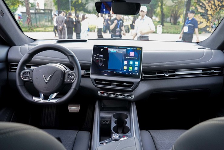 VinFast luôn cải tiến hệ thống phần mềm các mẫu xe điện của hãng.