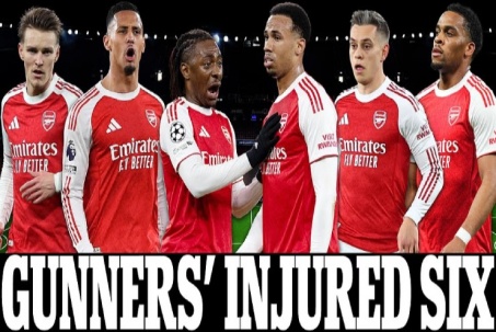 Arsenal nhận thêm tin dữ sau khi thua Man City, 6 sao Arsenal rút khỏi ĐTQG
