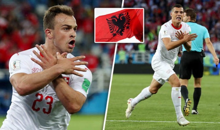 Màn ăn mừng gây tranh cãi của Shaqiri và Xhaka