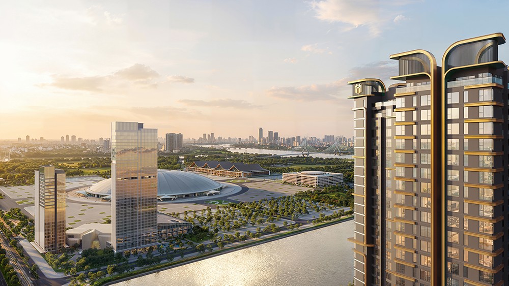 Từ vị trí đắc địa kề hồ trung tâm 32ha, LUMIÈRE Essence Peak còn sở hữu toạ độ độc bản đối diện các công trình biểu tượng