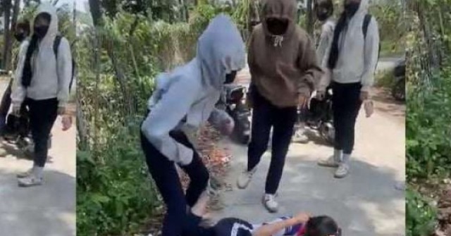 Mâu thuẫn cá nhân, nữ sinh THCS ở Đồng Nai bị 5 nữ sinh khác giật tóc, hành hung dã man