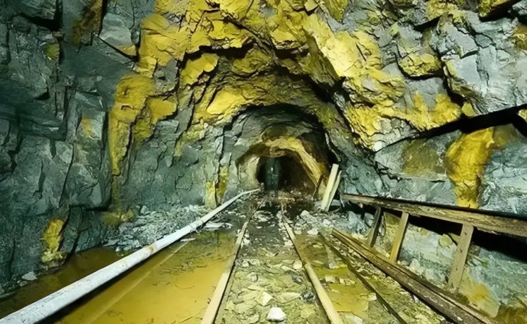 Chiêu Viễn (Sơn Đông) với hơn 2.000 mạch vàng, nơi vàng không chỉ lấp lánh trong mỏ mà còn trở thành biểu tượng phát triển kinh tế. Ảnh: Baidu