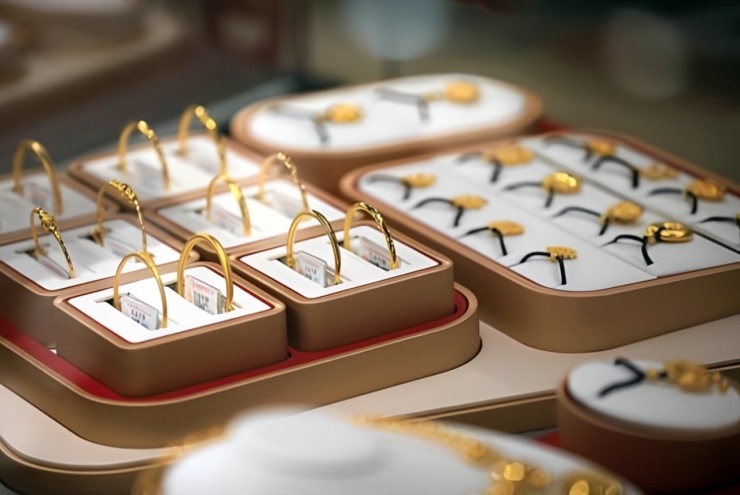 Chuỗi công nghiệp vàng hoàn chỉnh tại Chiêu Viễn tạo nên mô hình "vàng sinh ra vàng" của nền kinh tế địa phương. Ảnh: Baidu