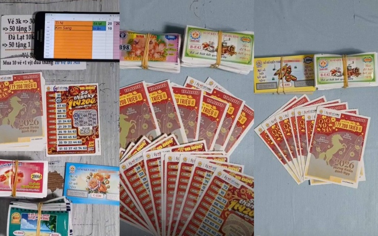 Trên các trang mạng xã hội xuất hiện rất nhiều phòng livestream với nội dung cào vé trúng thưởng lớn.