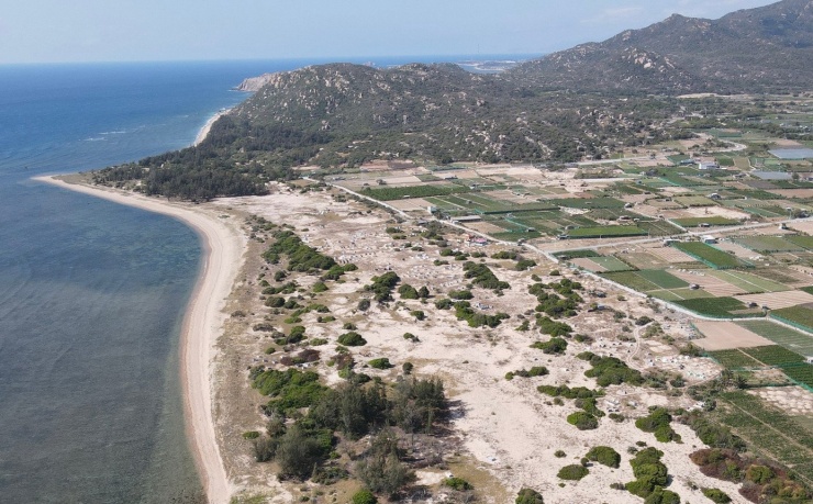 Địa điểm xây dựng Nhà máy Điện hạt nhân Ninh Thuận 2 tại thôn Thái An, xã Vĩnh Hải.