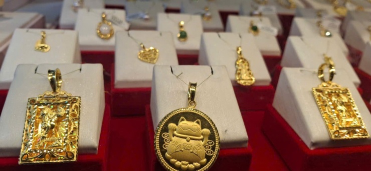 Giá vàng trở lại đà tăng mạnh. Ảnh: L.B