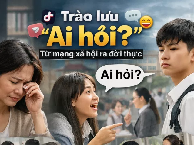 Trào lưu "Ai hỏi" trở thành câu "cửa miệng" của các bạn nhỏ: Bắt nguồn từ đâu?