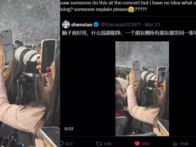 Sự thật clip 50 triệu view cô gái kiếm tiền từ ảnh "check-in hộ" ở concert