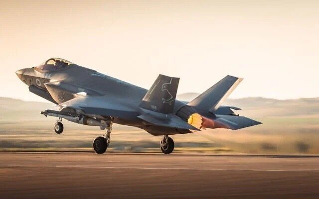 Một máy bay chiến đấu F-35I của Không quân Israel chuẩn bị cất cánh thực hiện các cuộc tấn công vào Iran (ảnh được cung cấp ngày 19/3). Ảnh: IDF.
