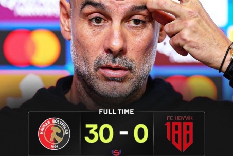 Kinh hoàng tỷ số 30-0 ở giải VĐQG, đội thắng 11-0 vẫn phải xếp nhì bảng