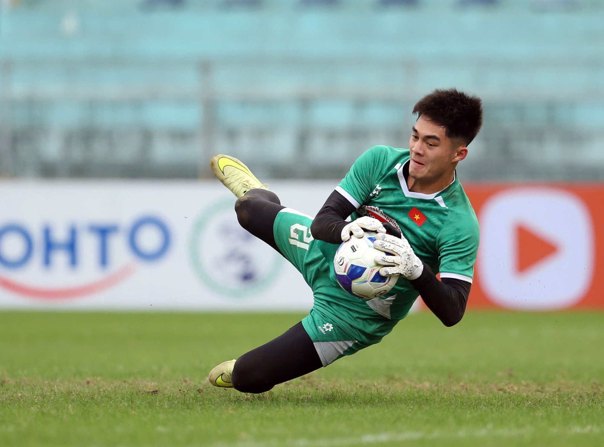 Thủ thành Trung Kiên cũng có thể được trao cơ hội sau màn trình diễn chói sáng ở U23 Việt Nam.