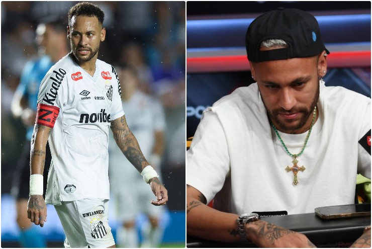 Neymar không thi đấu trận gần nhất của Santos vì... đánh poker